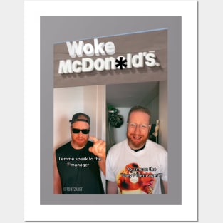 Woke McDon*lds Posters and Art